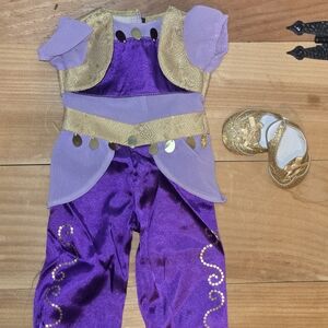 American Girl Doll Retired Genie Costume with Shoes, Purple And Gold